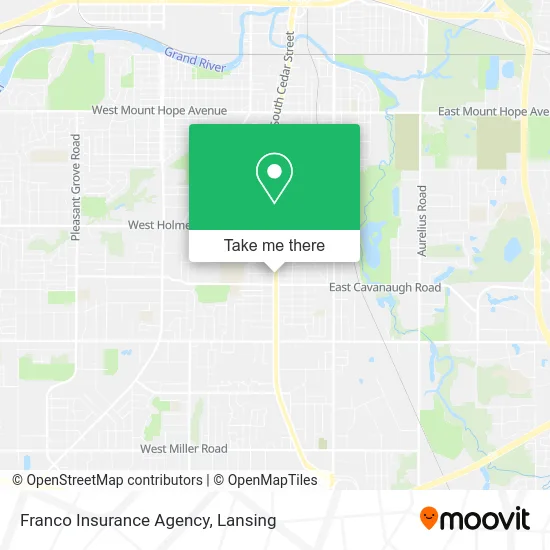 Franco Insurance Agency map