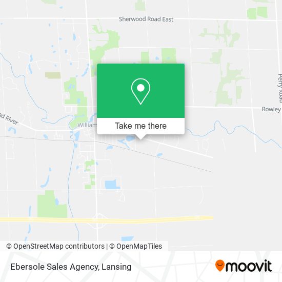 Ebersole Sales Agency map