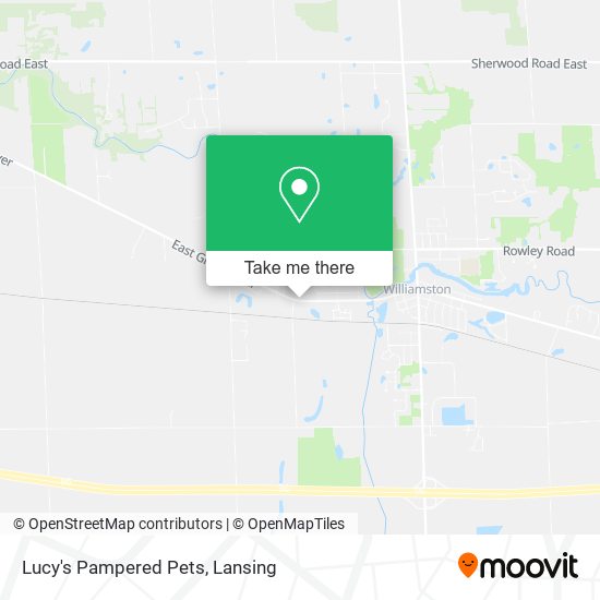 Lucy's Pampered Pets map