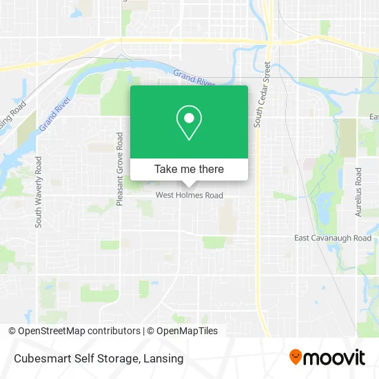 Cubesmart Self Storage map