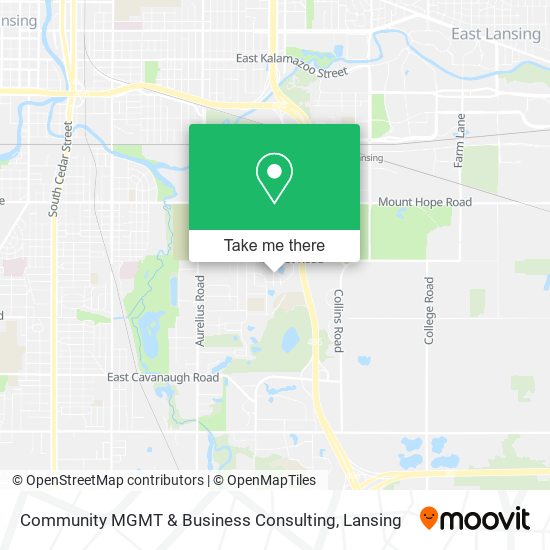 Community MGMT & Business Consulting map