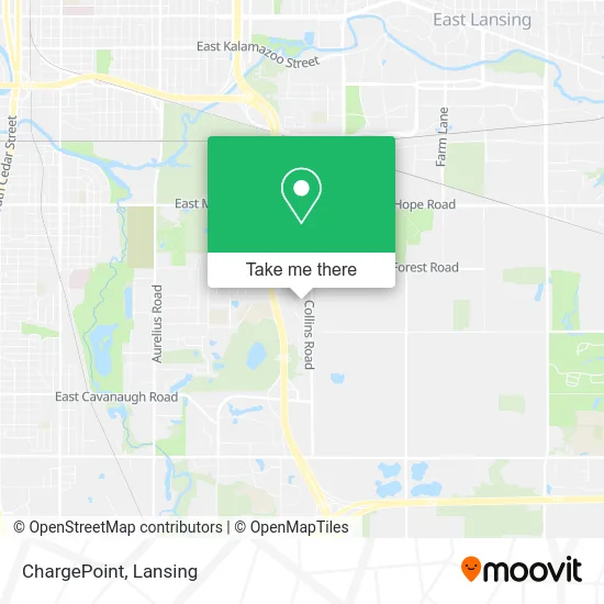 ChargePoint map