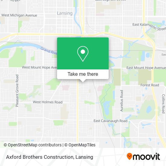Axford Brothers Construction map