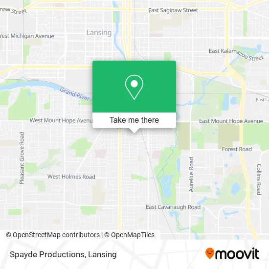 Spayde Productions map