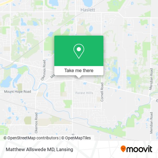 Matthew Allswede MD map
