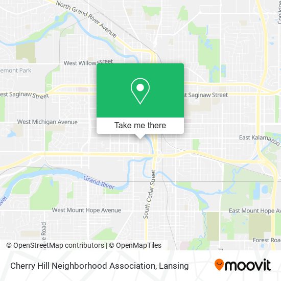 Mapa de Cherry Hill Neighborhood Association