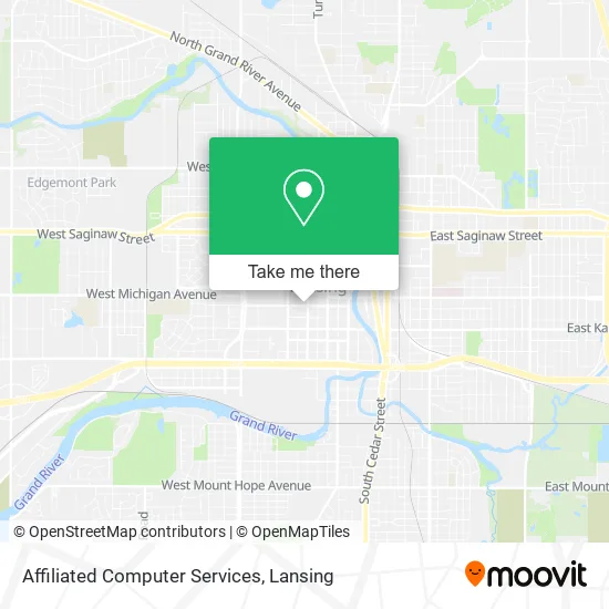 Affiliated Computer Services map