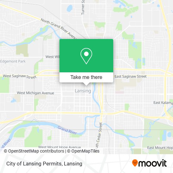 City of Lansing Permits map