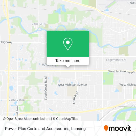 Power Plus Carts and Accessories map