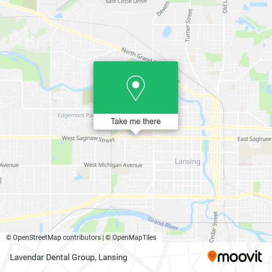Mapa de Lavendar Dental Group