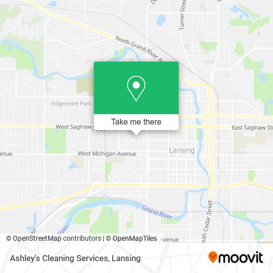 Ashley's Cleaning Services map