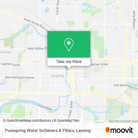 Purespring Water Softeners & Filters map