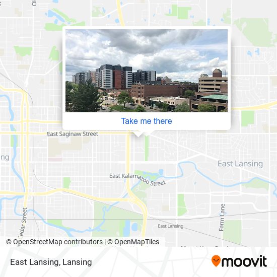 East Lansing map