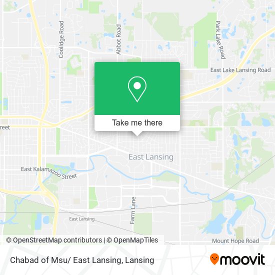 Chabad of Msu/ East Lansing map