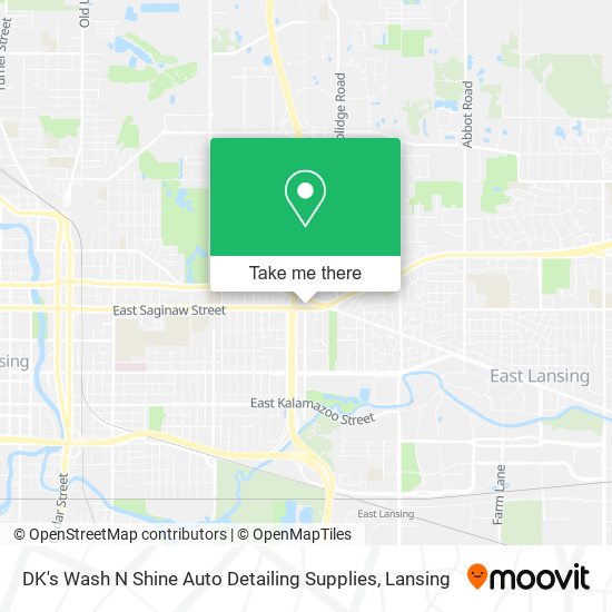 DK's Wash N Shine Auto Detailing Supplies map