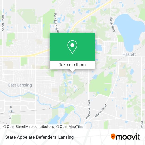 State Appelate Defenders map