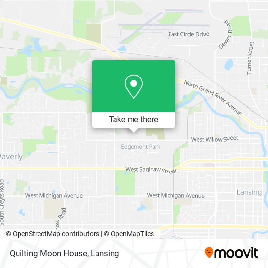 Mapa de Quilting Moon House