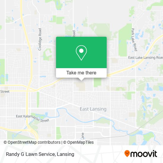 Randy G Lawn Service map