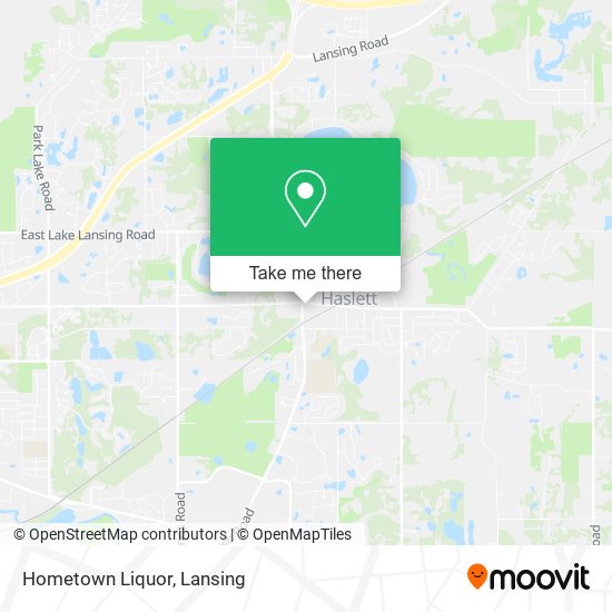 Hometown Liquor map