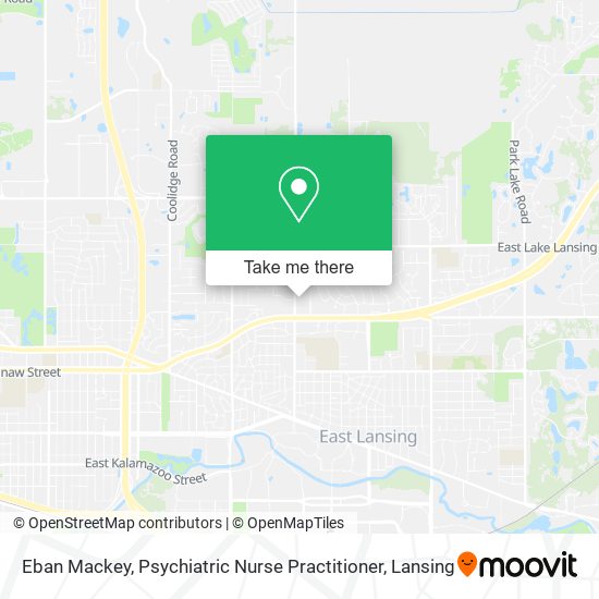 Mapa de Eban Mackey, Psychiatric Nurse Practitioner