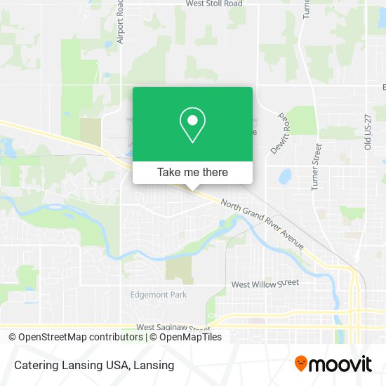 Catering Lansing USA map