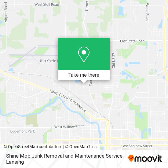 Shine Mob Junk Removal and Maintenance Service map