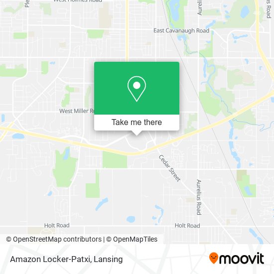 Amazon Locker-Patxi map