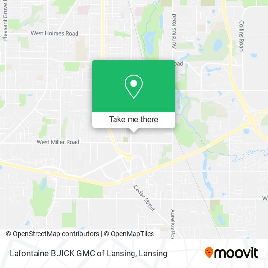 Mapa de Lafontaine BUICK GMC of Lansing