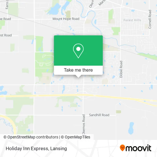 Holiday Inn Express map
