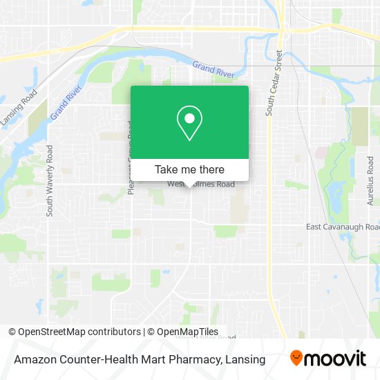 Mapa de Amazon Counter-Health Mart Pharmacy