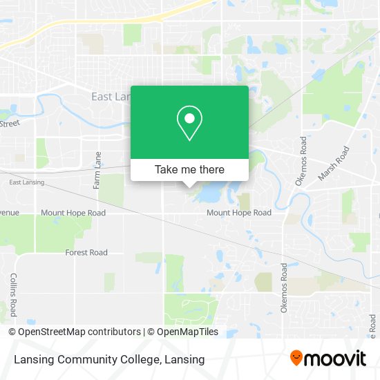 Mapa de Lansing Community College