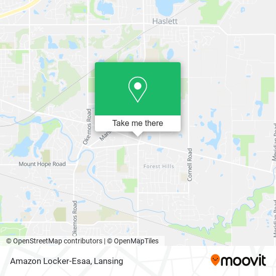 Amazon Locker-Esaa map