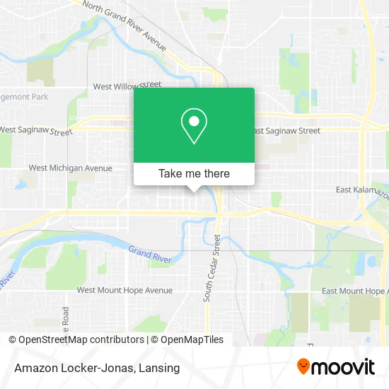 Amazon Locker-Jonas map
