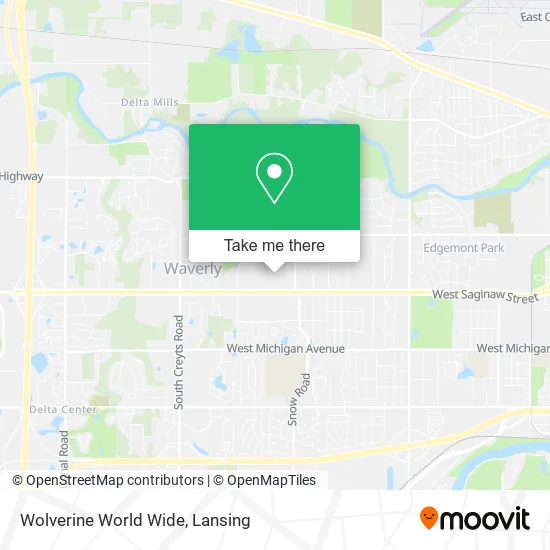 Wolverine World Wide map