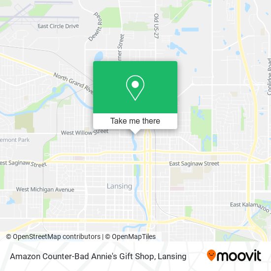 Amazon Counter-Bad Annie's Gift Shop map