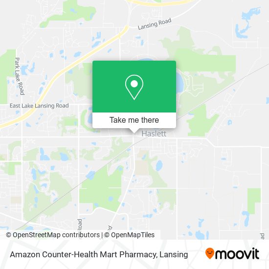 Amazon Counter-Health Mart Pharmacy map