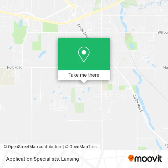 Application Specialists map