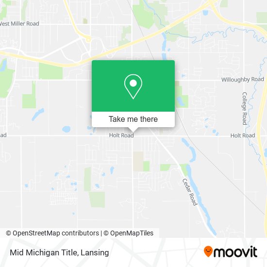 Mapa de Mid Michigan Title