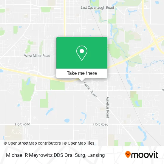 Mapa de Michael R Meyrowitz DDS Oral Surg