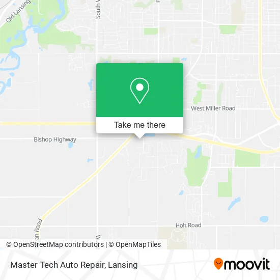 Master Tech Auto Repair map