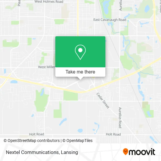 Mapa de Nextel Communications