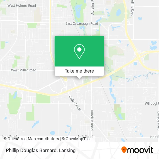 Phillip Douglas Barnard map