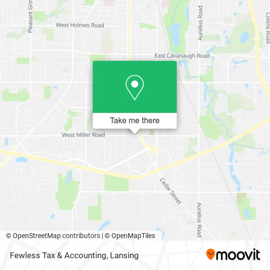 Fewless Tax & Accounting map