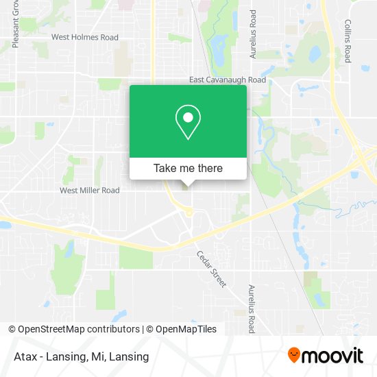 Atax - Lansing, Mi map