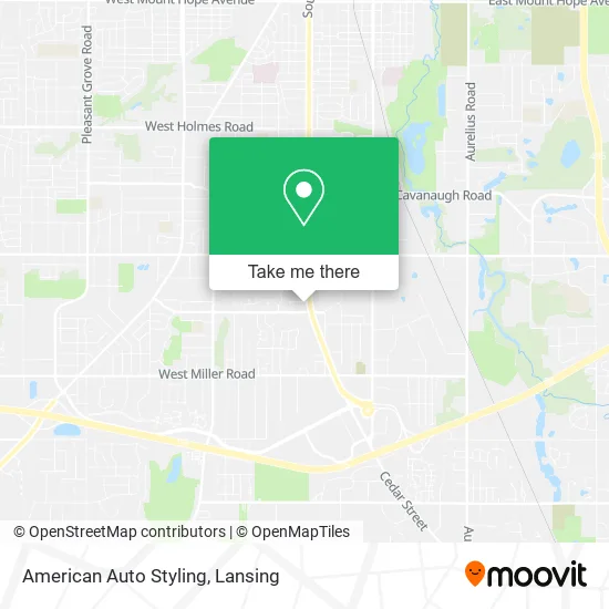 Mapa de American Auto Styling