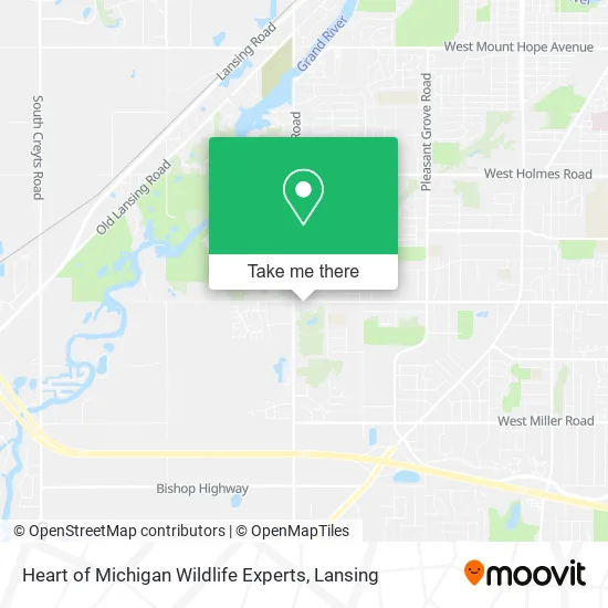 Mapa de Heart of Michigan Wildlife Experts