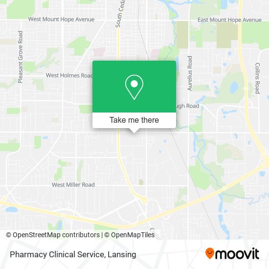 Mapa de Pharmacy Clinical Service