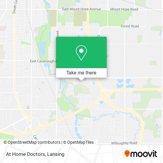 At Home Doctors map