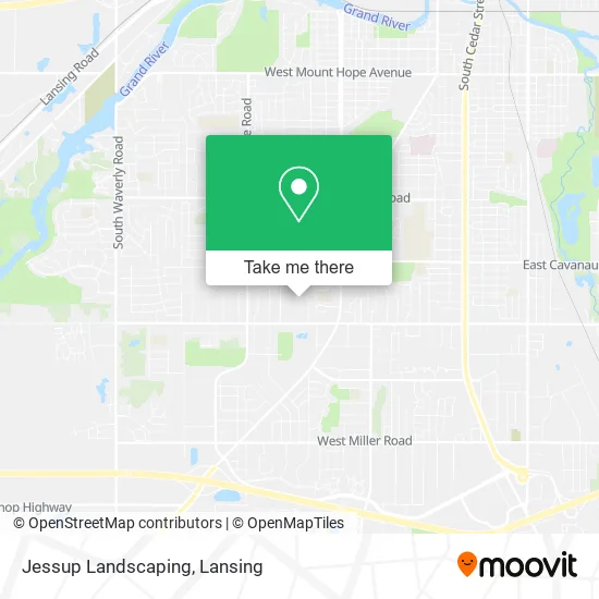 Jessup Landscaping map