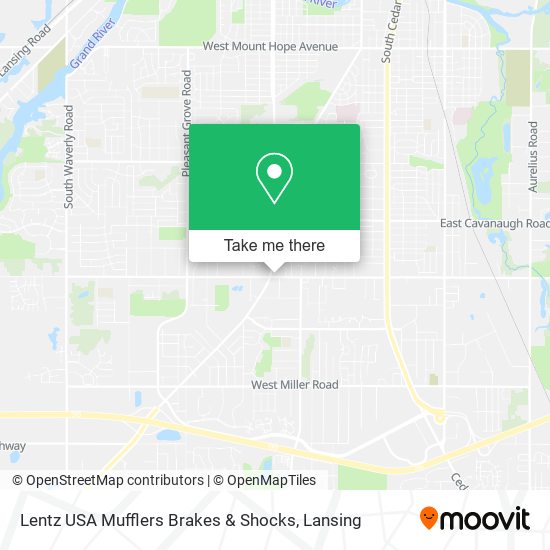 Mapa de Lentz USA Mufflers Brakes & Shocks